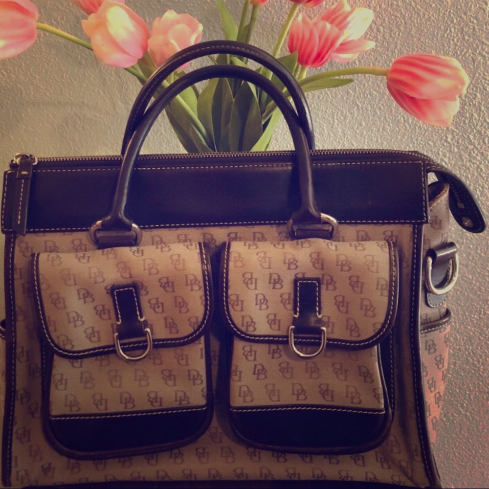 Dooney and Bourke Fabric and leather purse